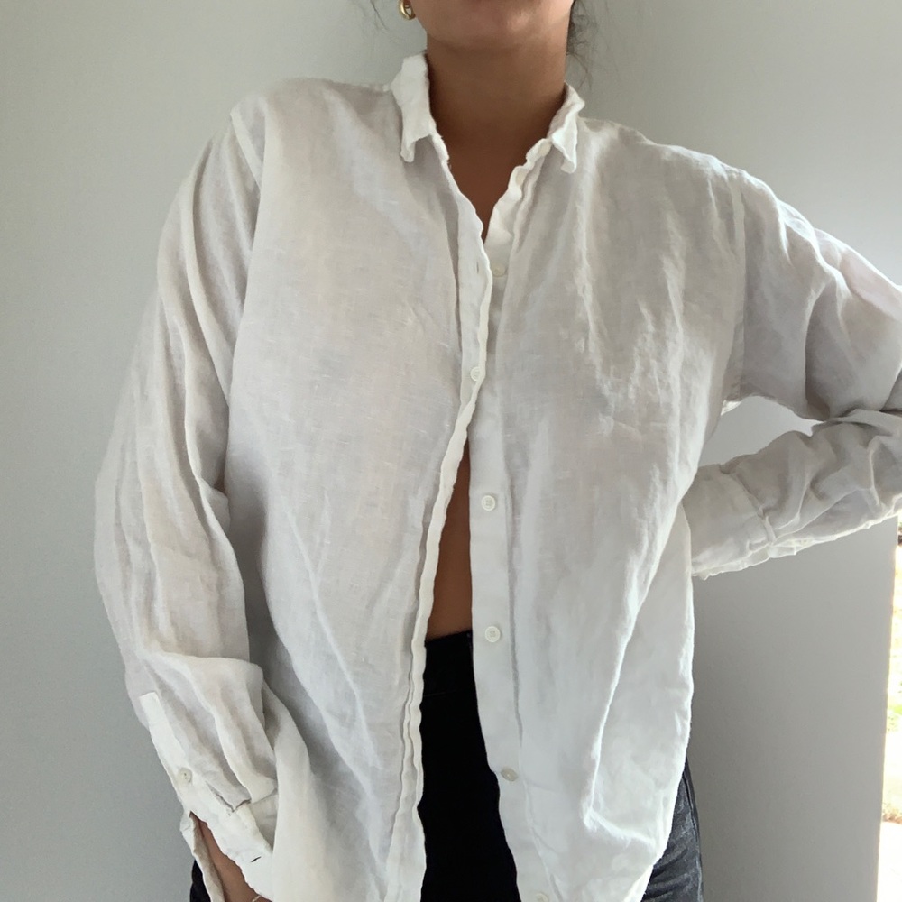 Everlane linen button down